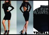 Vestido Renda Decote - V006